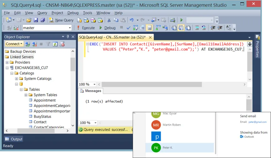 Integración SQL de Exchange y Salesforce imagen 28