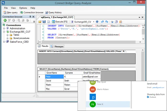 Integración SQL de Exchange y Salesforce imagen 6