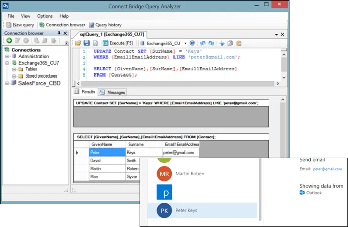 SQL-Integration von Exchange und Salesforce Bild 7