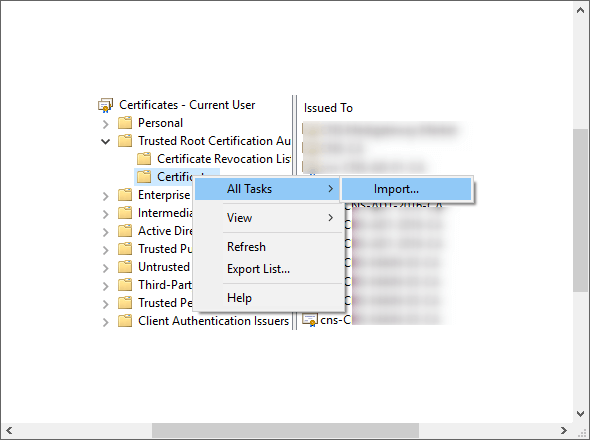Connecting software Documentation