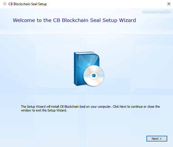 CB Blockchain Seal
