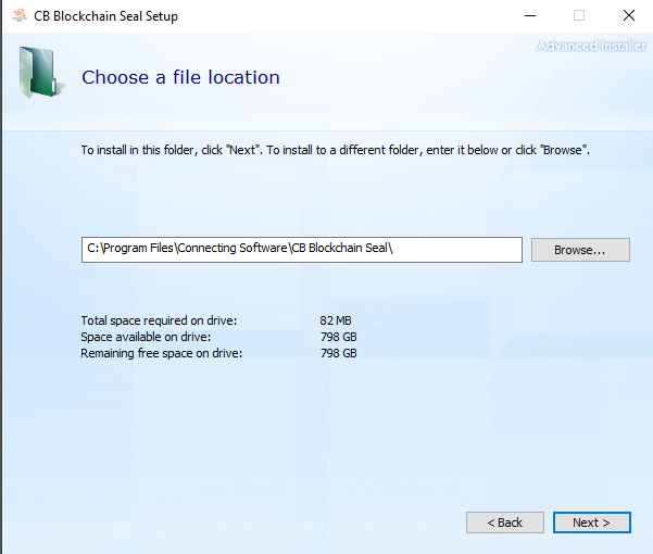 CB Blockchain Seal