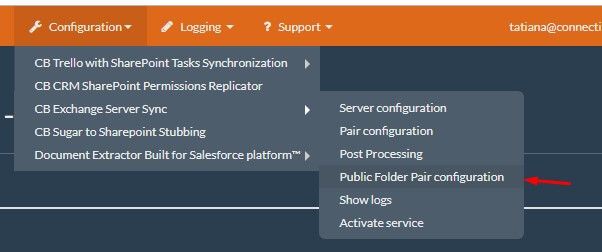 CB Exchange Server SyncOnline Documentation