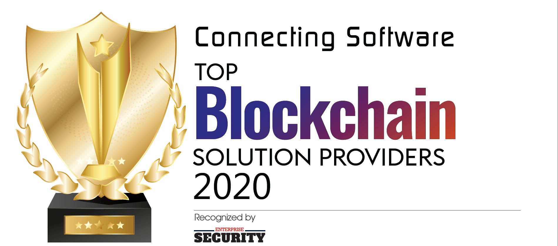 Premio de la revista Enterprise Security - Top Blockchain Provider 2020