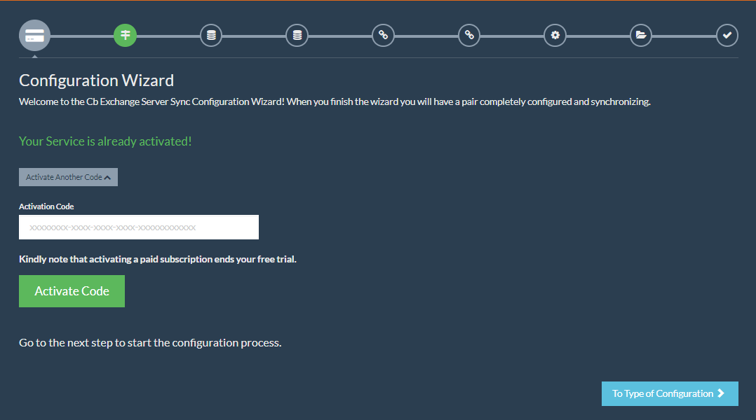 CB Exchange Server SyncOnline Documentation