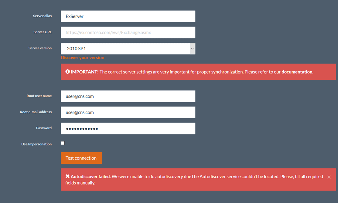 CB Exchange Server SyncOnline Documentation