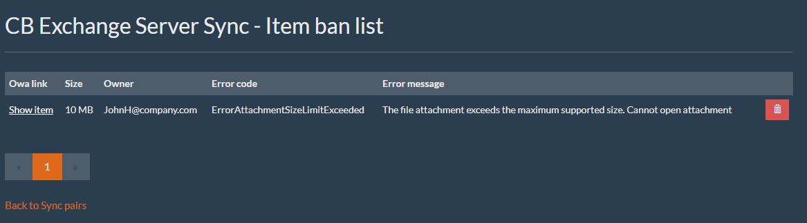 CB Exchange Server SyncOnline Documentation