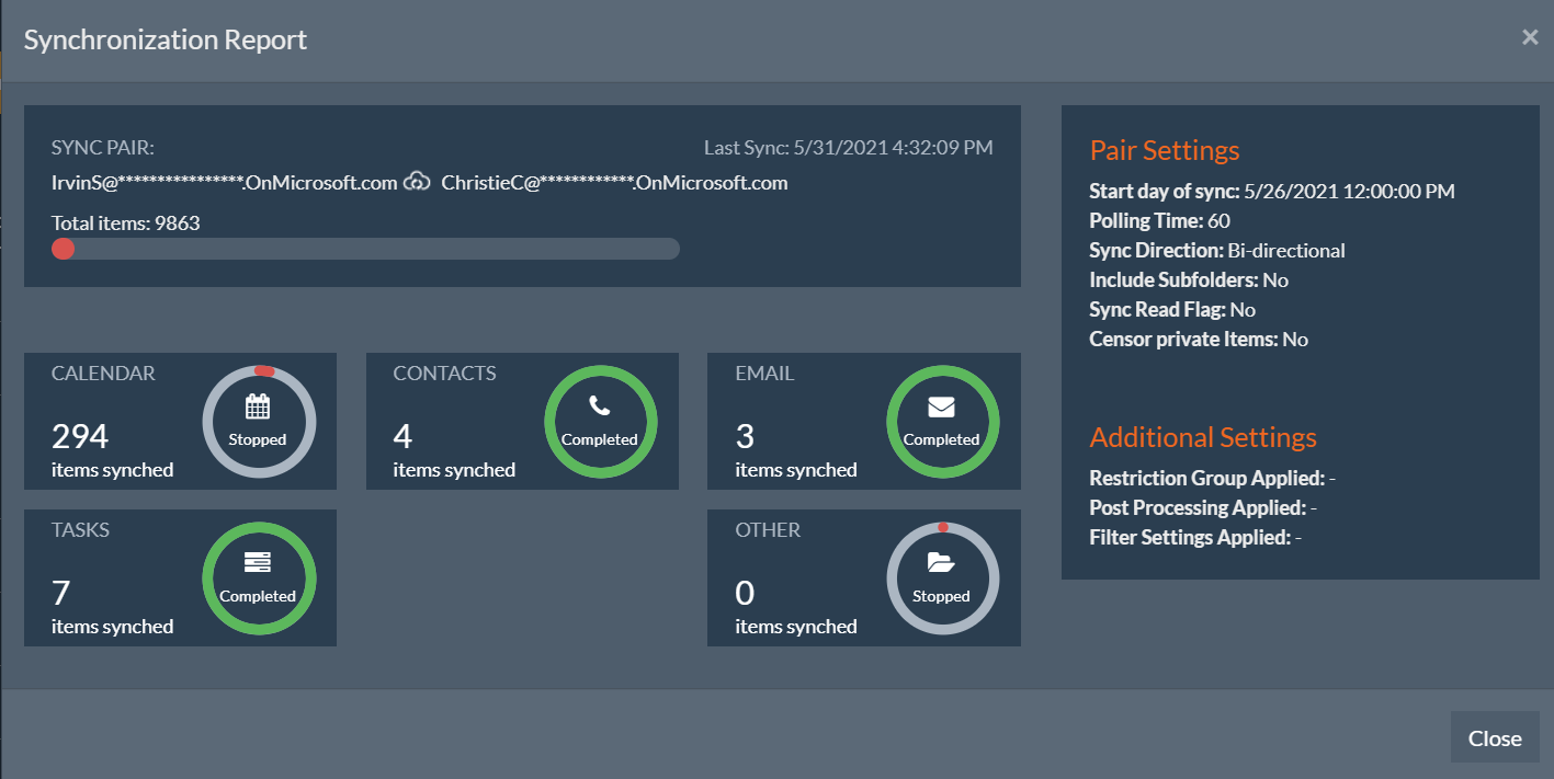 CB Exchange Server SyncOnline Documentation