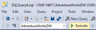 SSMS Executar AdventureWorks