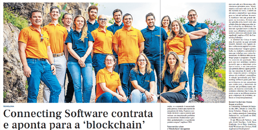 Featured image for "Connecting Software assume e punta alla blockchain"
