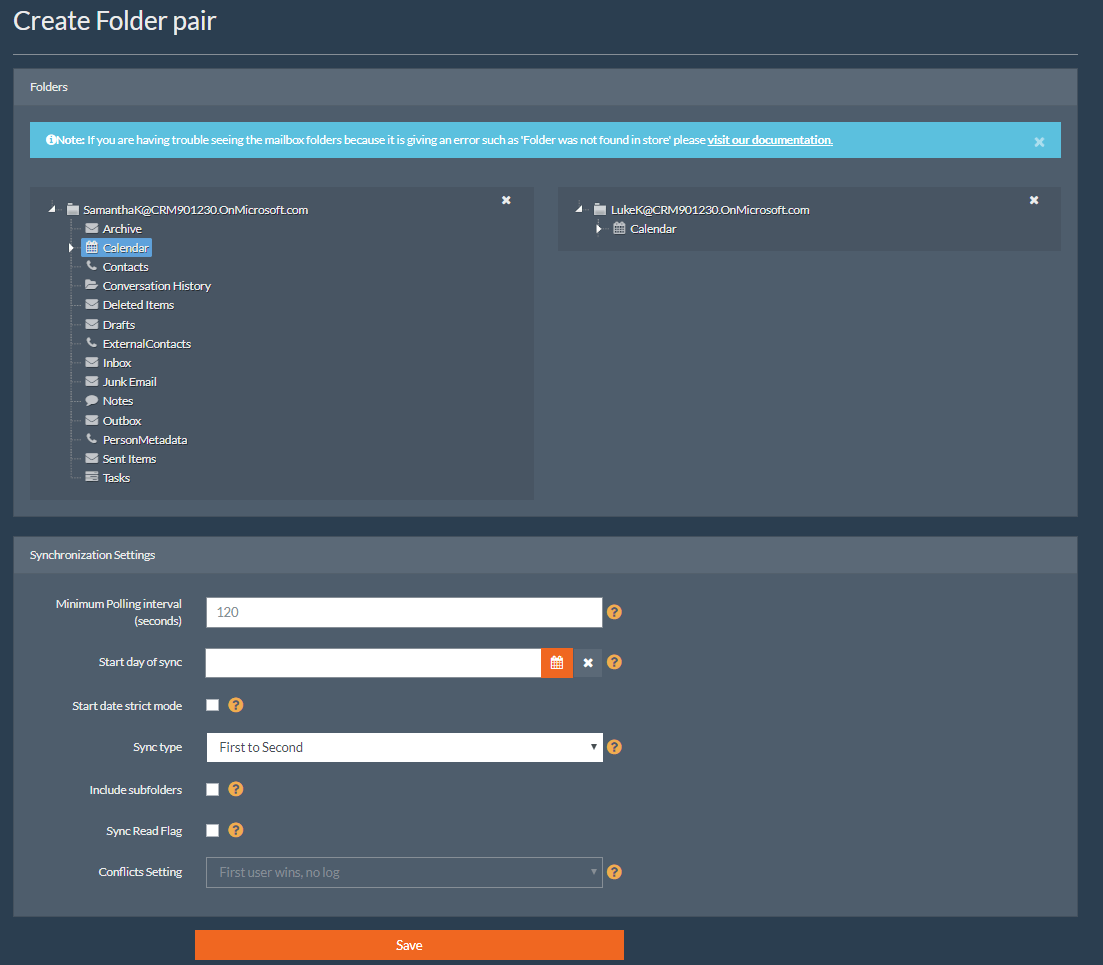 CB Exchange Server SyncOnline Documentation
