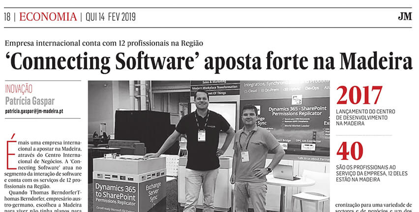 'Connecting Software' aposta forte na Madeira