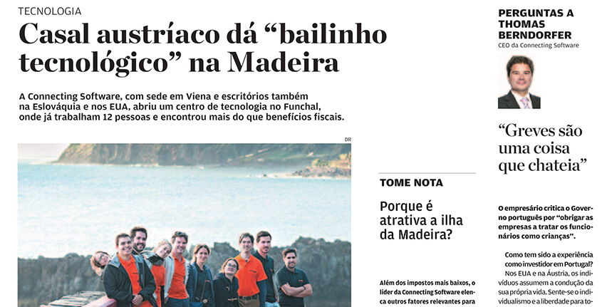 Featured image for "Una pareja austriaca supera los resultados tecnológicos en Madeira"