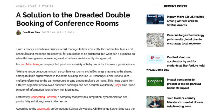 Eine Lösung für die gefürchtete Doppelbuchung von Konferenzräumen
