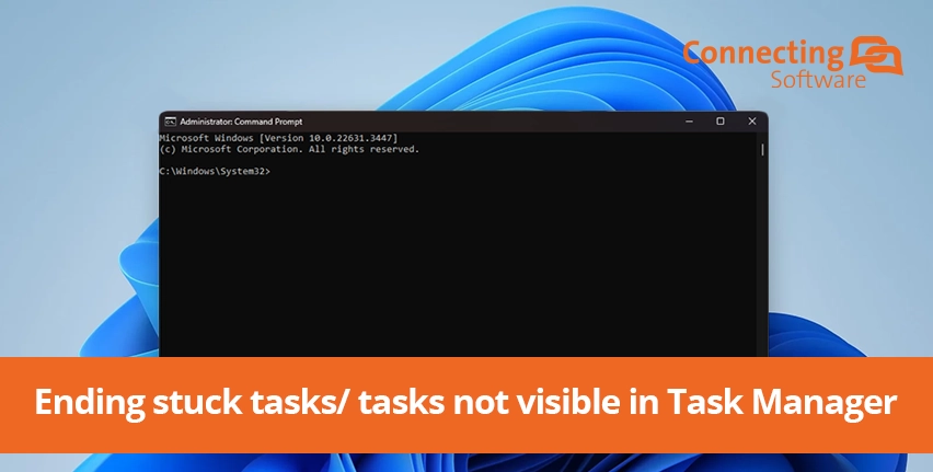 タスクマネージャに表示されないタスクの終了