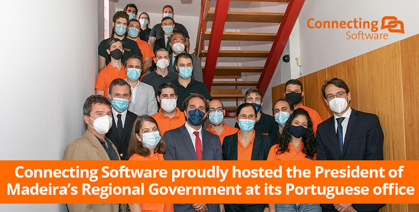 Connecting Software recibió al presidente de Madeira