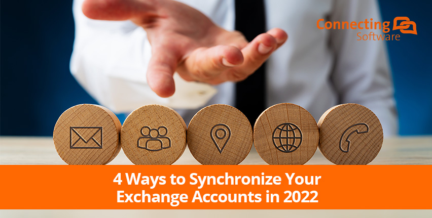 22年にexchangeのアカウントを同期させるための4つの方法
