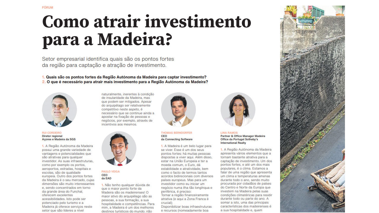 Imagem em destaque para "Como atrair investimento para a Madeira?"