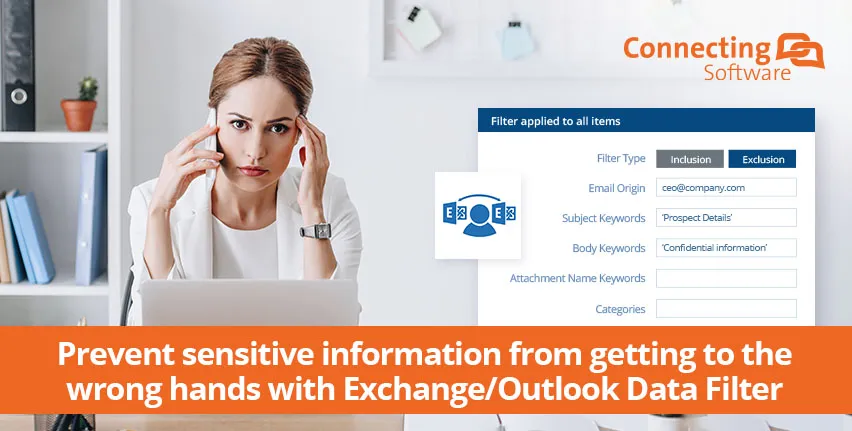 Impedir que a informação sensível entre nas mãos erradas com o filtro de dados Exchange/Outlook