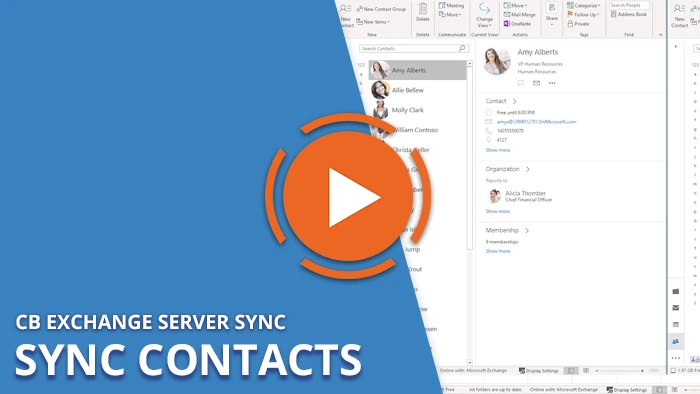 CB Exchange Server Sync - Como sincronizar os contatos do Outlook