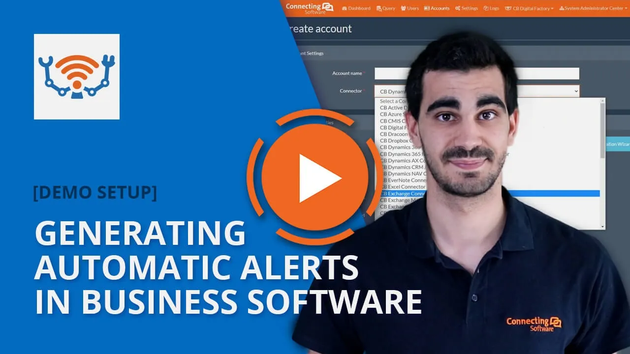 Demo video - Integrating shop floor data in business software using a middleware solution