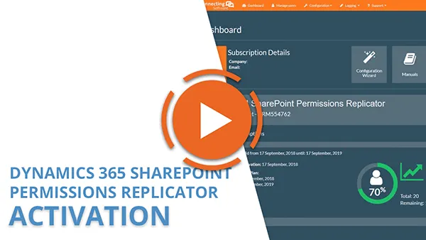 动态365sharepointreplicator_activation