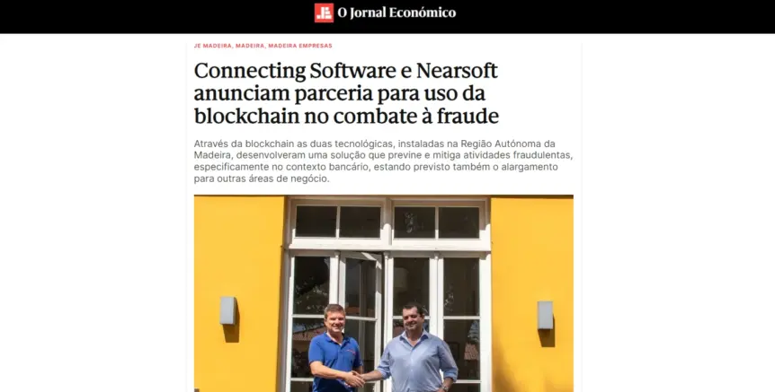 Connecting Software en Nearsoft kondigen partnerschap aan om Blockchain te gebruiken voor fraudebestrijding