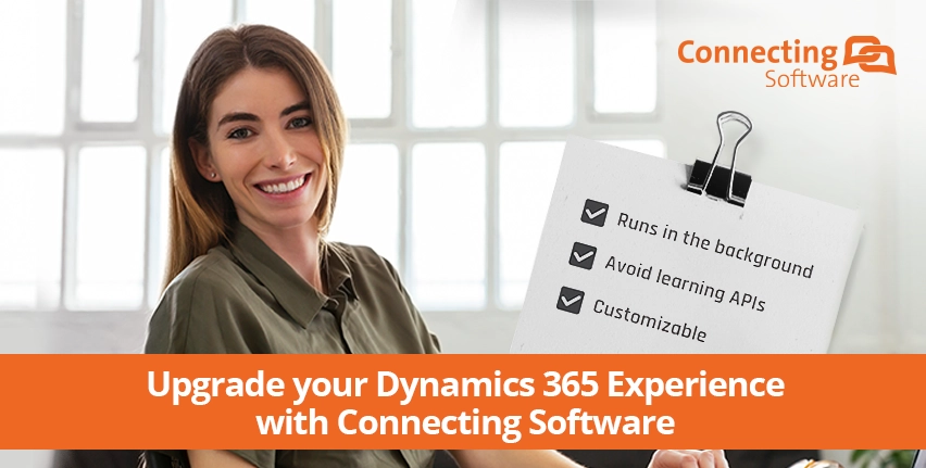 actualice su experiencia dynamics365 con software de conexión