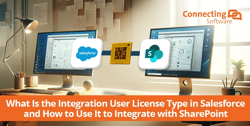 Was ist der Integration User License Type in Salesforce und wie wird er für die Integration mit SharePoint verwendet?
