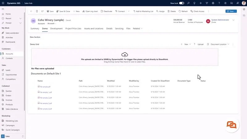 Connettore Power Automate per Connect Bridge al lavoro