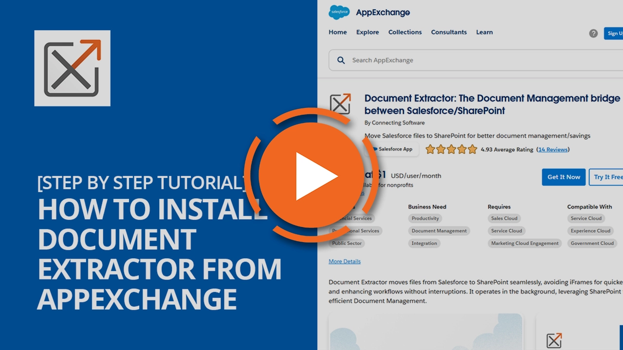 如何从 AppExchange 安装 Document Extractor - 具体步骤