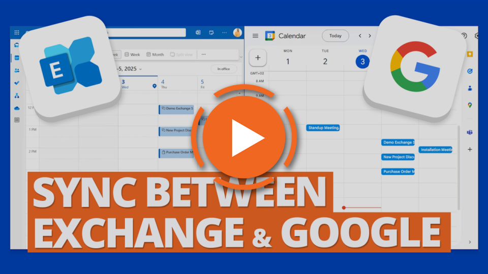 Vídeo de sincronización de Exchange con Google