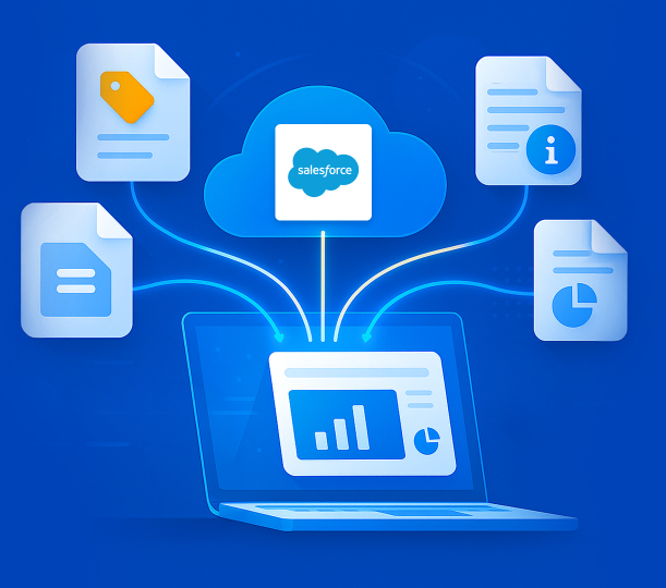 Informes de metadatos de documentos CB para Salesforce®.