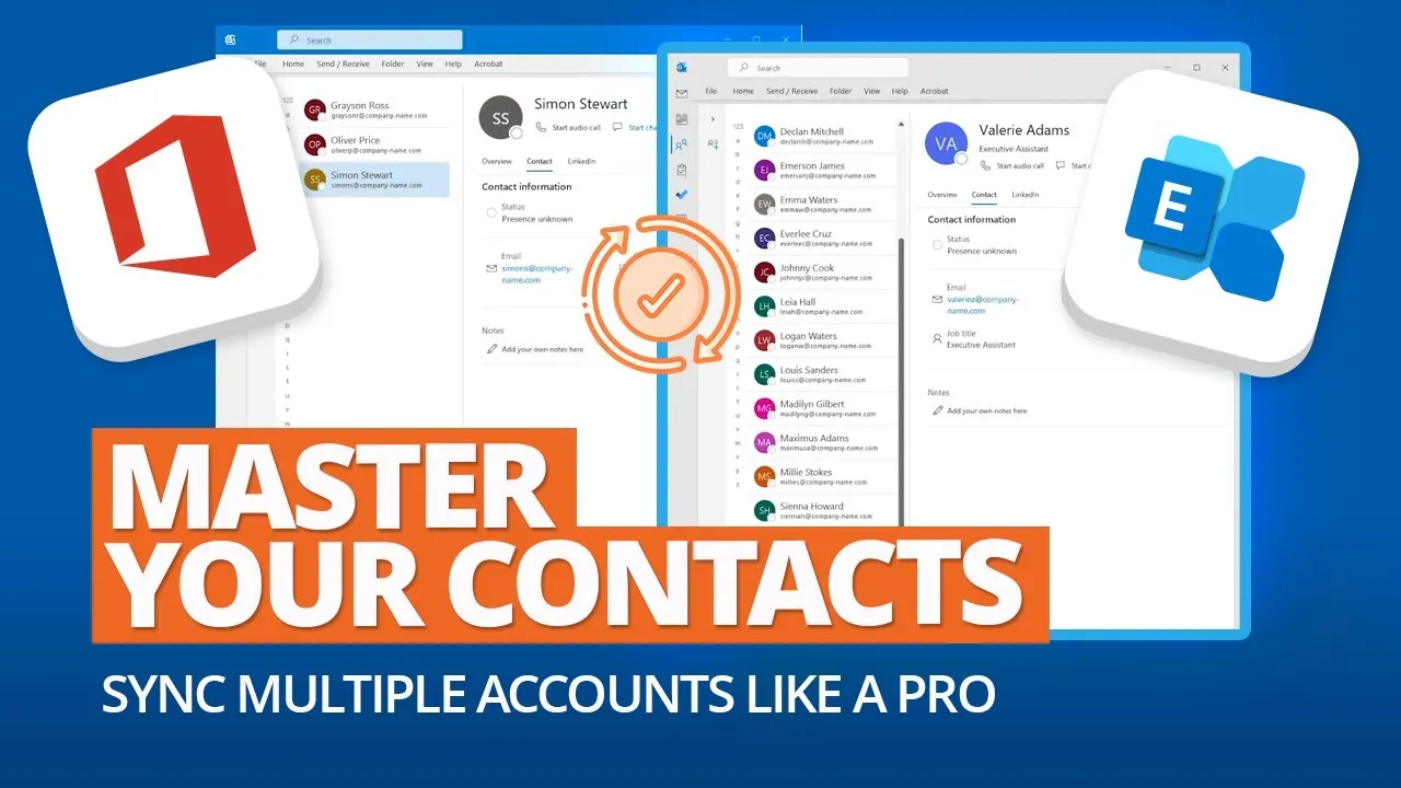 How to Sync Outlook Contacts with CB Exchange Server Sync