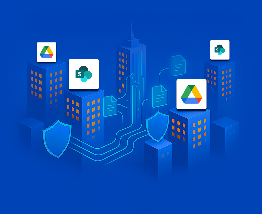 Sincronización segura para Google Drive y SharePoint