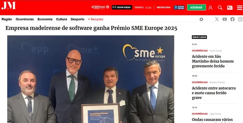 Featured image for “Una empresa de Madeira gana el SME Europe Award”