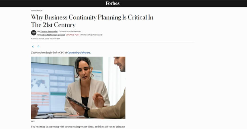 Featured image for “Por qué la planificación de la continuidad de negocio es crítica en el siglo XXI”