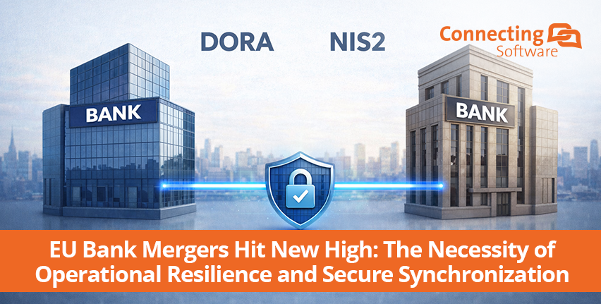 EU Bank Mergers Hit New High: The Necessity of Operational Resilience and Secure Synchronization