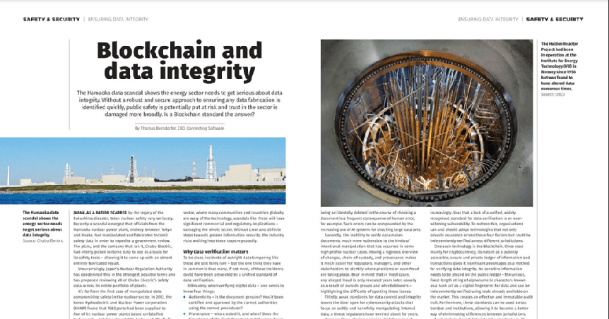 Blockchain e integridad de datos