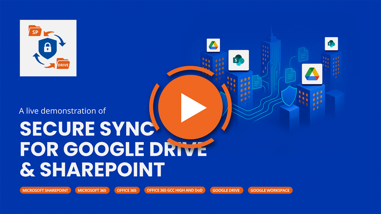 Miniatura del vídeo -Demo de Secure Sync para Google Drive y SharePoint
