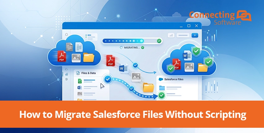 Come migrare i file Salesforce senza utilizzare script
