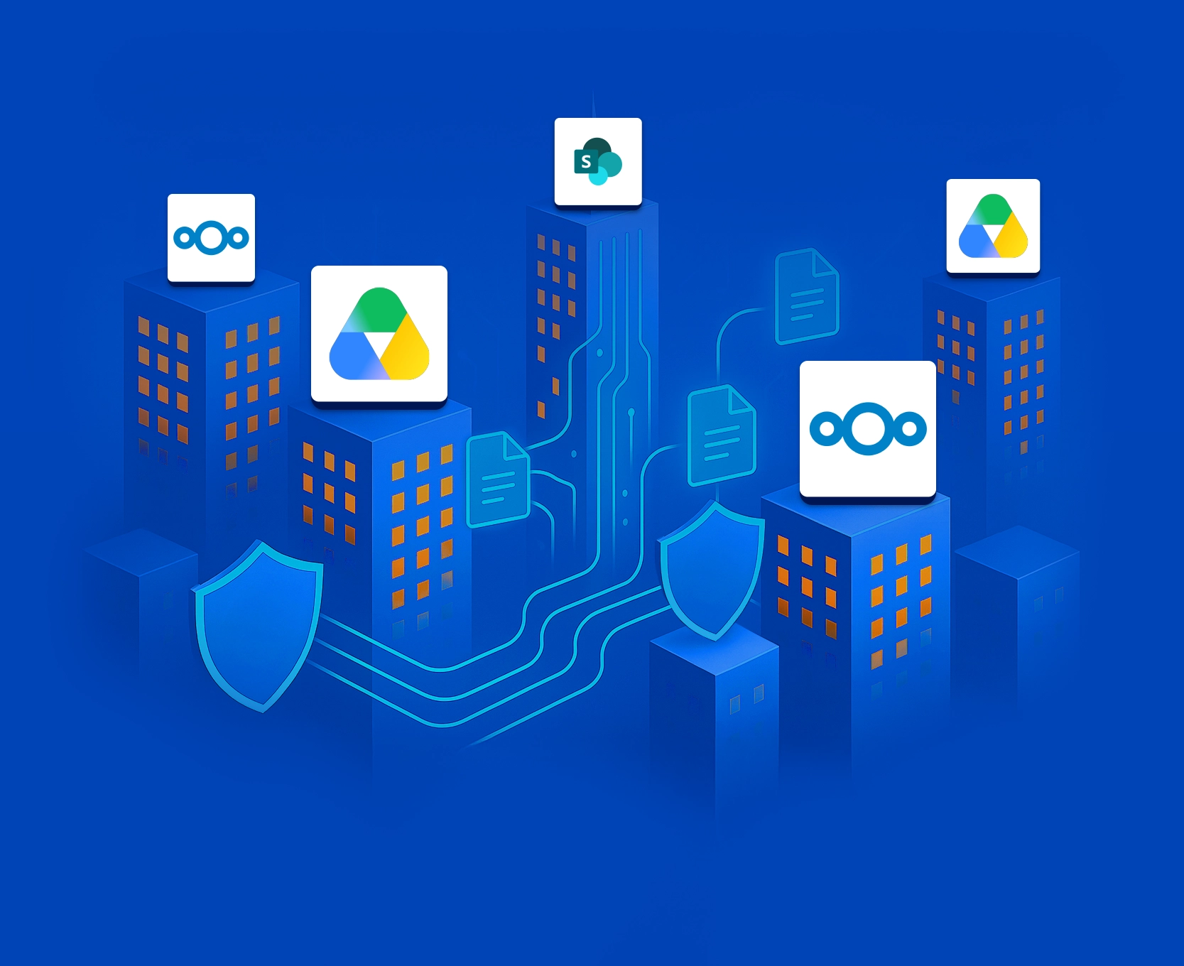Secure Sync for Google Drive & Nextcloud